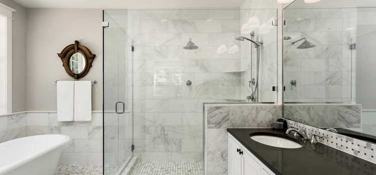 bathroom shower door installation in East La Mirada